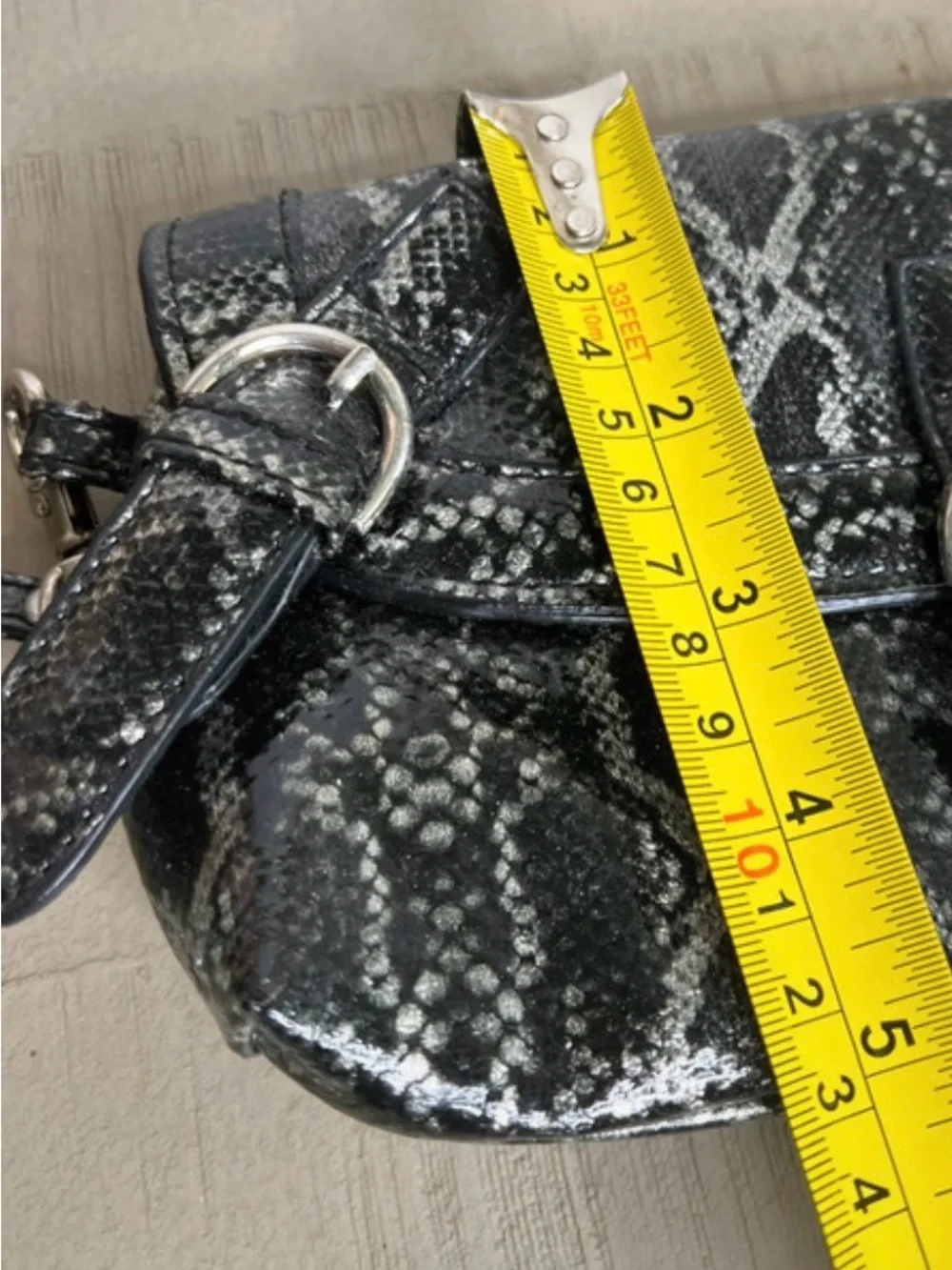 Sydney Love synthetic Snake skin wristlet